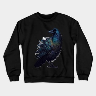 Colorful Raven. Crewneck Sweatshirt